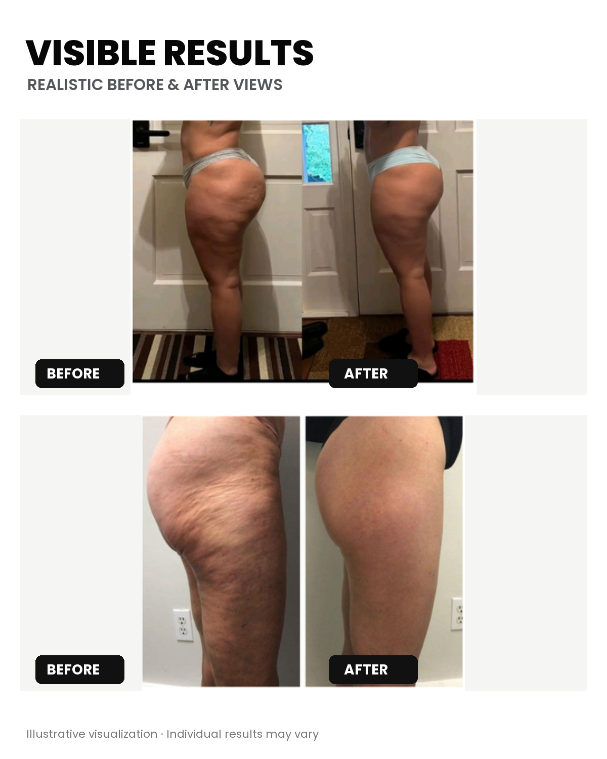 ALOVETA 3D Textured Compression Leggings — real-wear visible results
