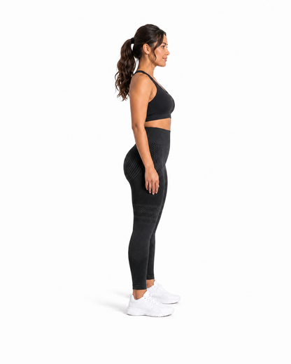 ALOVETA leggings — black 02 white side