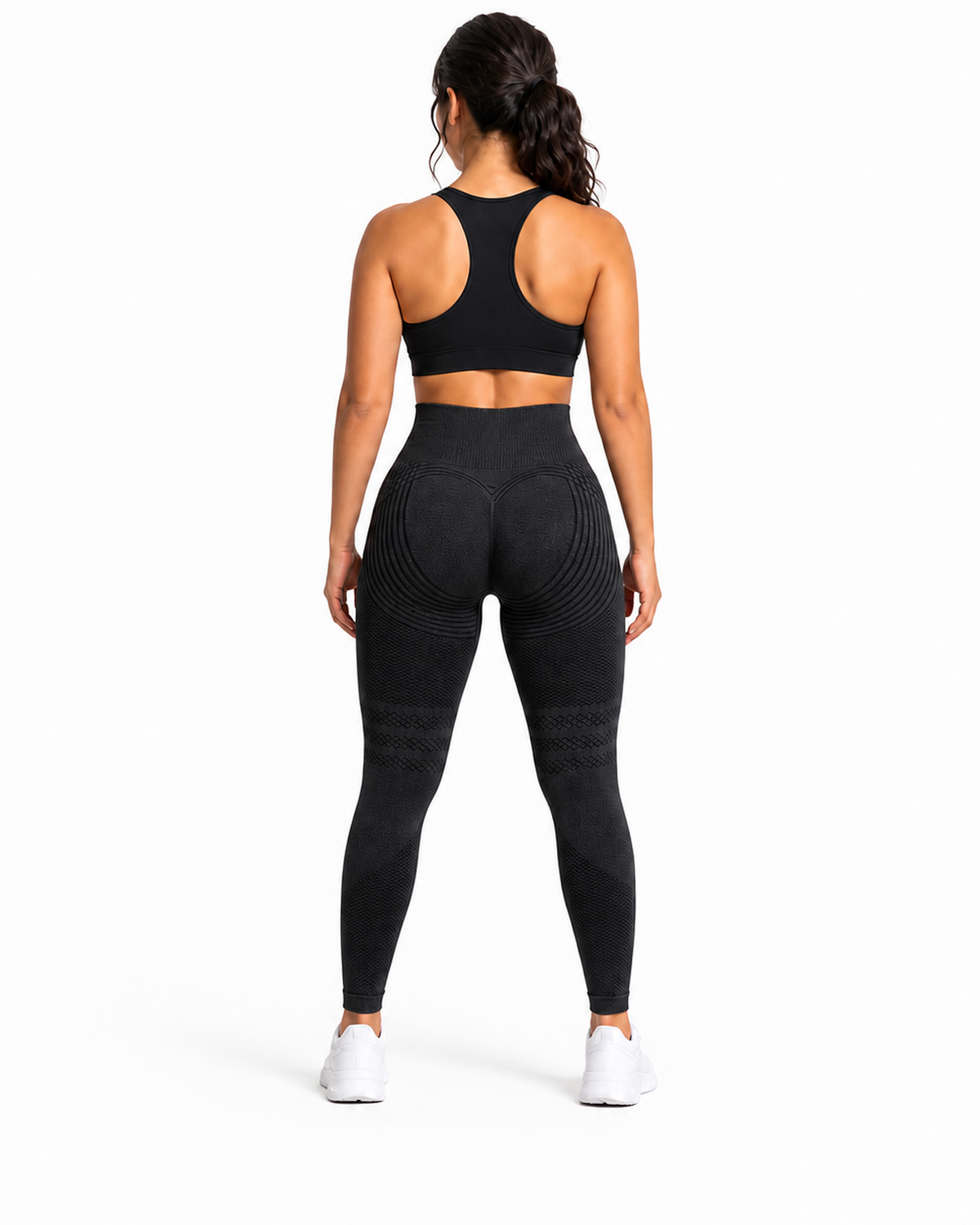 ALOVETA leggings — black 03 white back