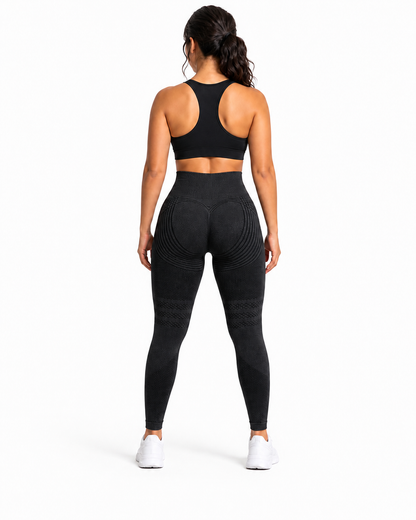 ALOVETA leggings — black 03 white back