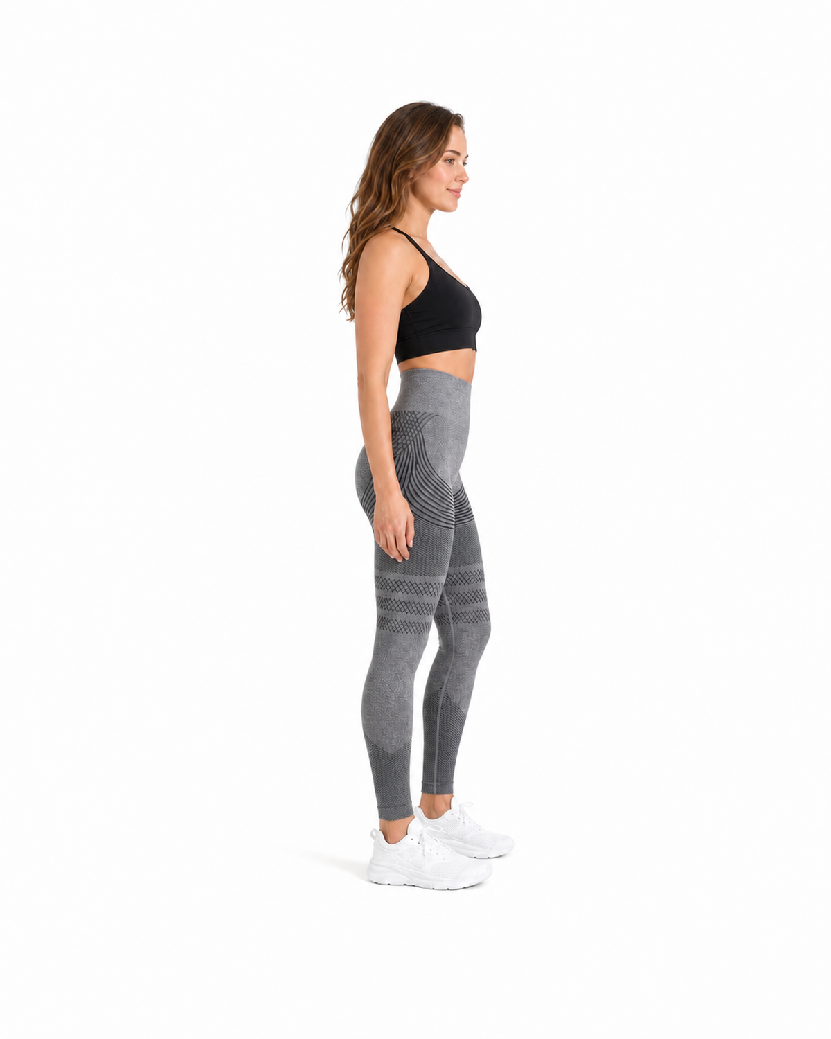 ALOVETA leggings — gray 02 white side