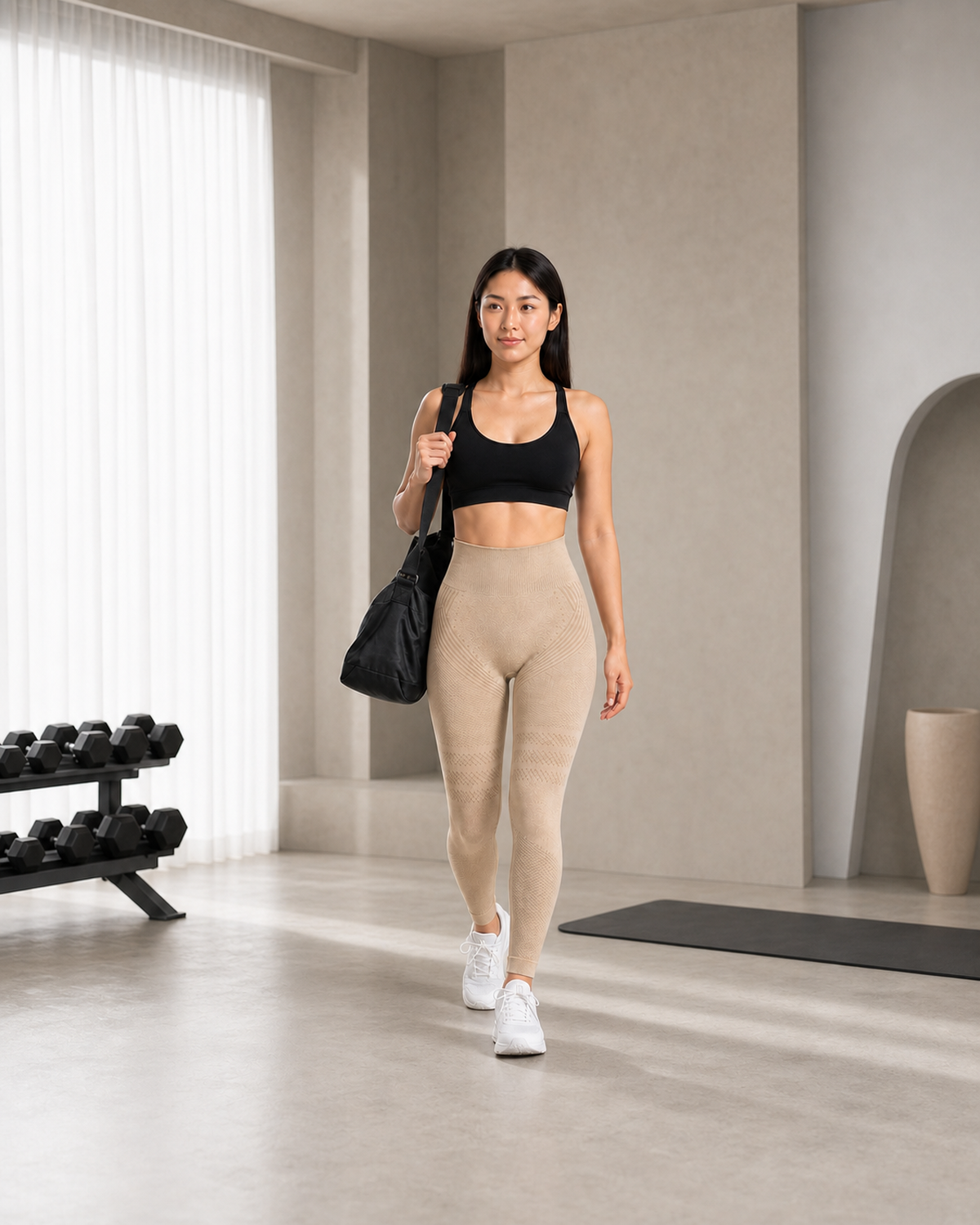 ALOVETA leggings — khaki 05 lifestyle