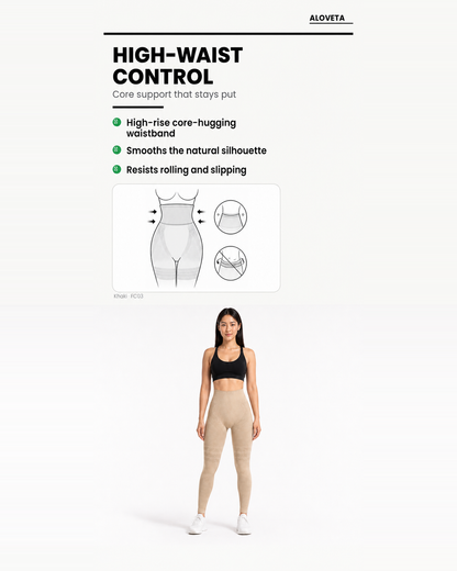 ALOVETA leggings — khaki 08 feature 03