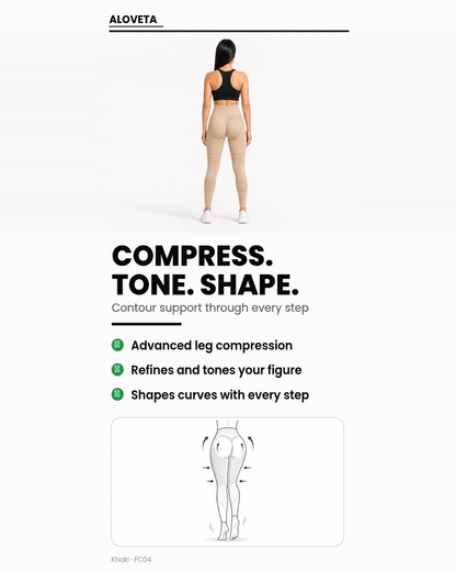 ALOVETA leggings — khaki 09 feature 04
