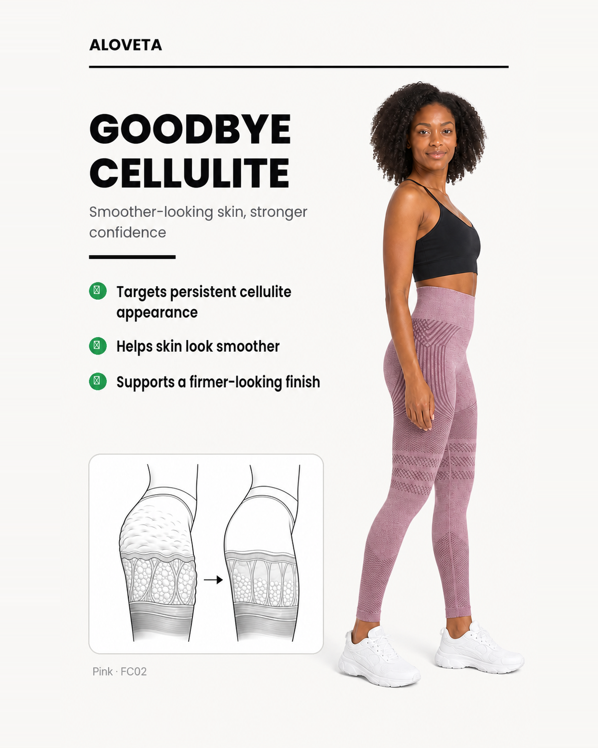 ALOVETA leggings — pink 07 feature 02