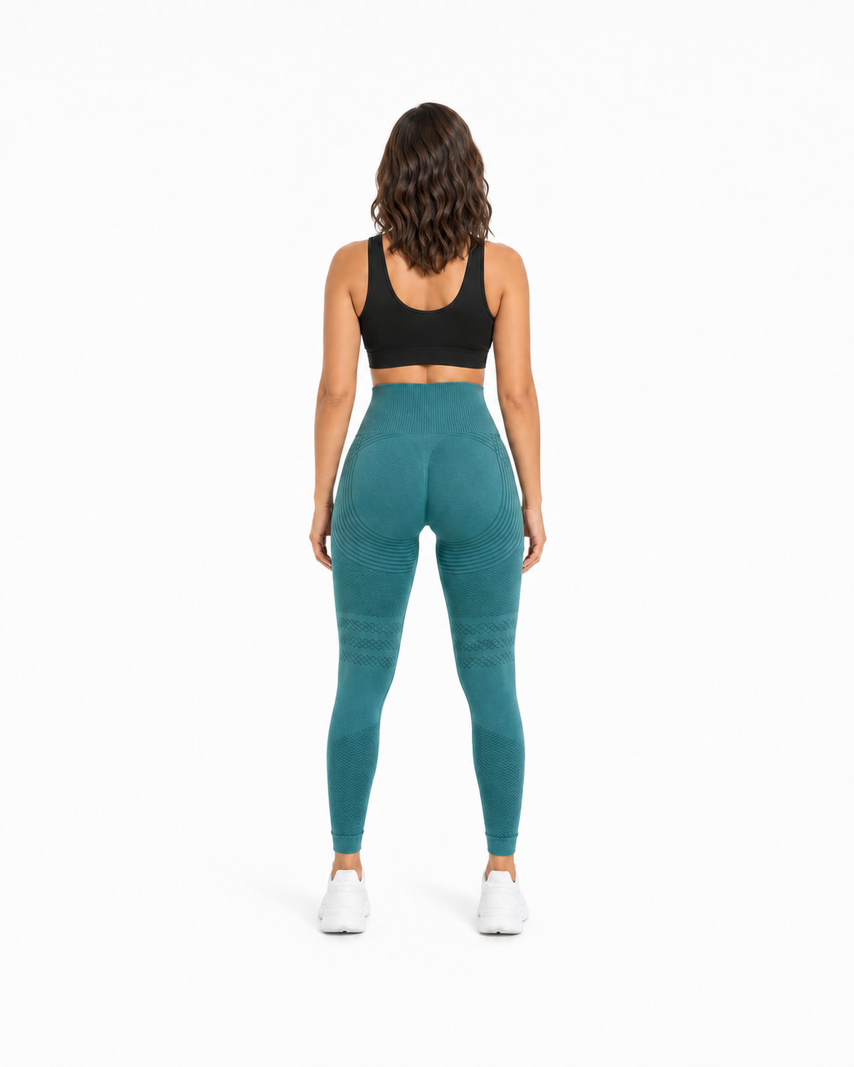ALOVETA leggings — green 03 white back