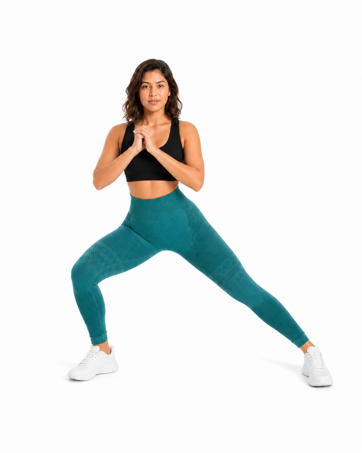 ALOVETA leggings — green 04 white pose