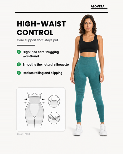 ALOVETA leggings — green 08 feature 03