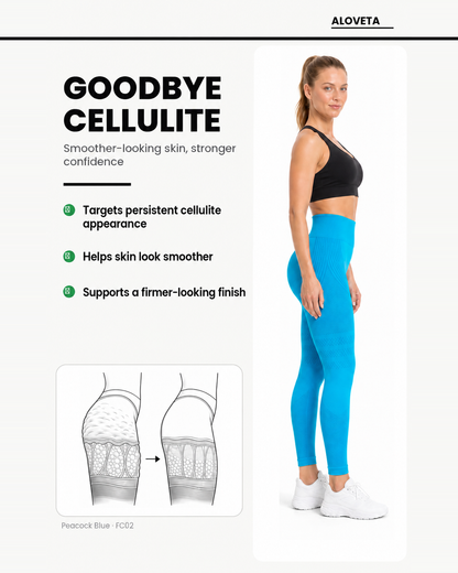 ALOVETA leggings — peacock blue 07 feature 02