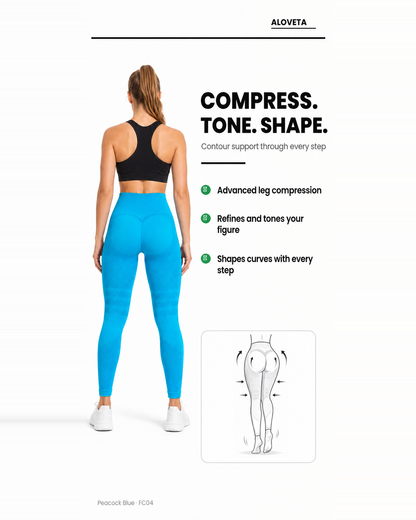 ALOVETA leggings — peacock blue 09 feature 04