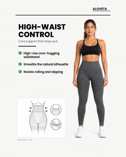 ALOVETA leggings — dark gray 08 feature 03