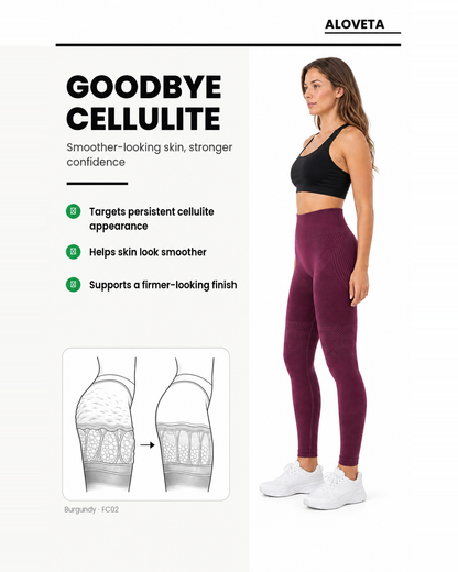 ALOVETA leggings — burgundy 07 feature 02