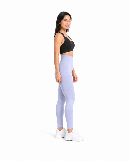 ALOVETA leggings — light purple 02 white side