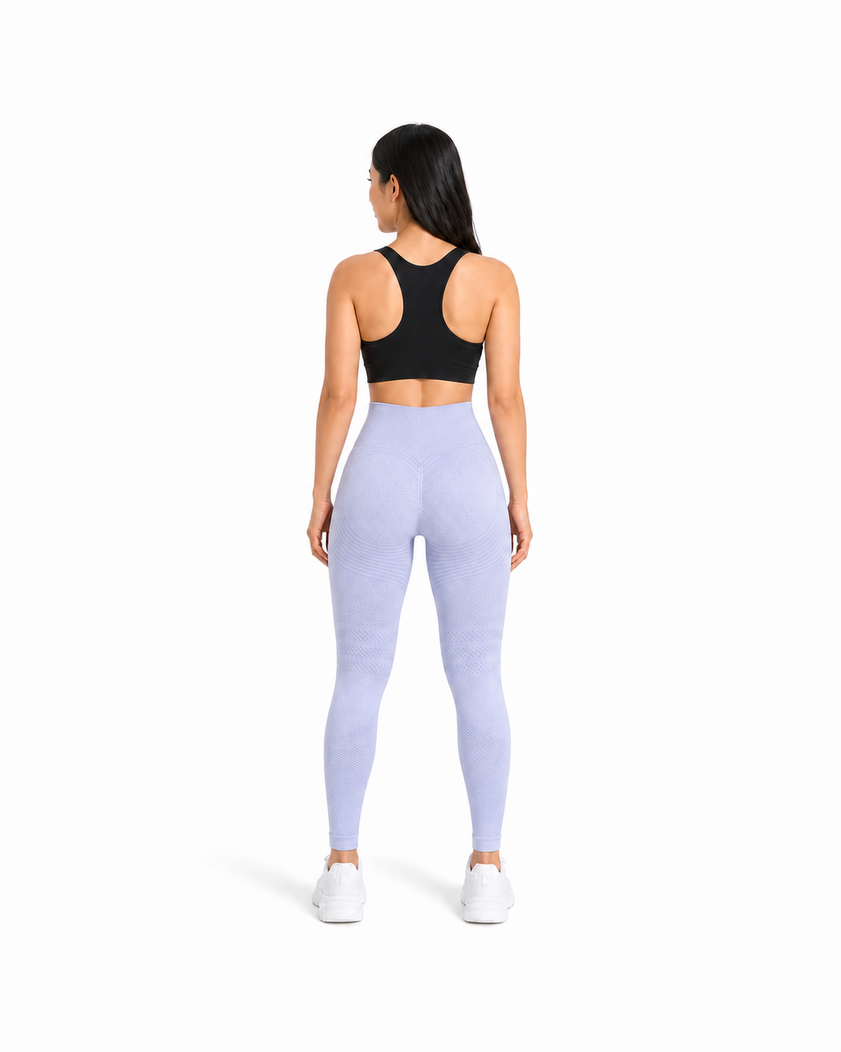 ALOVETA leggings — light purple 03 white back