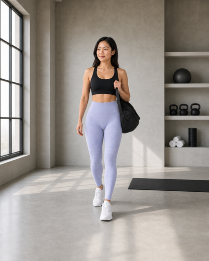 ALOVETA leggings — light purple 05 lifestyle
