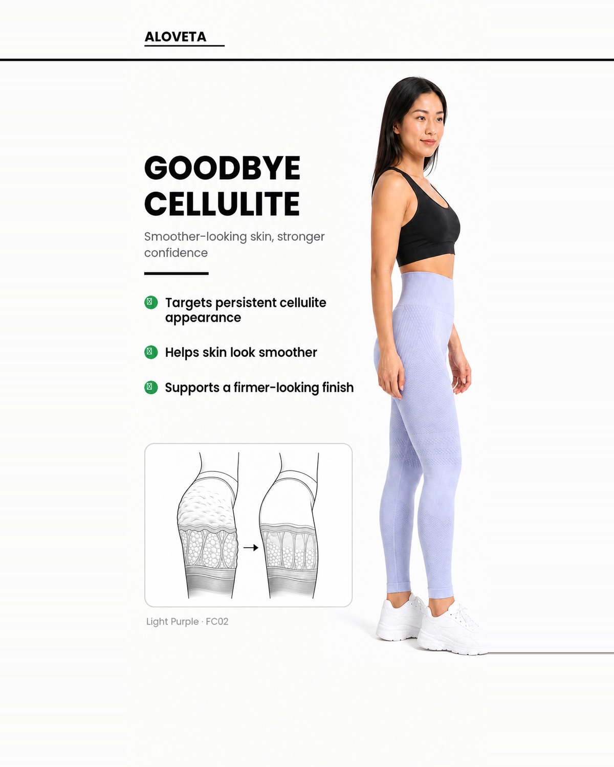 ALOVETA leggings — light purple 07 feature 02