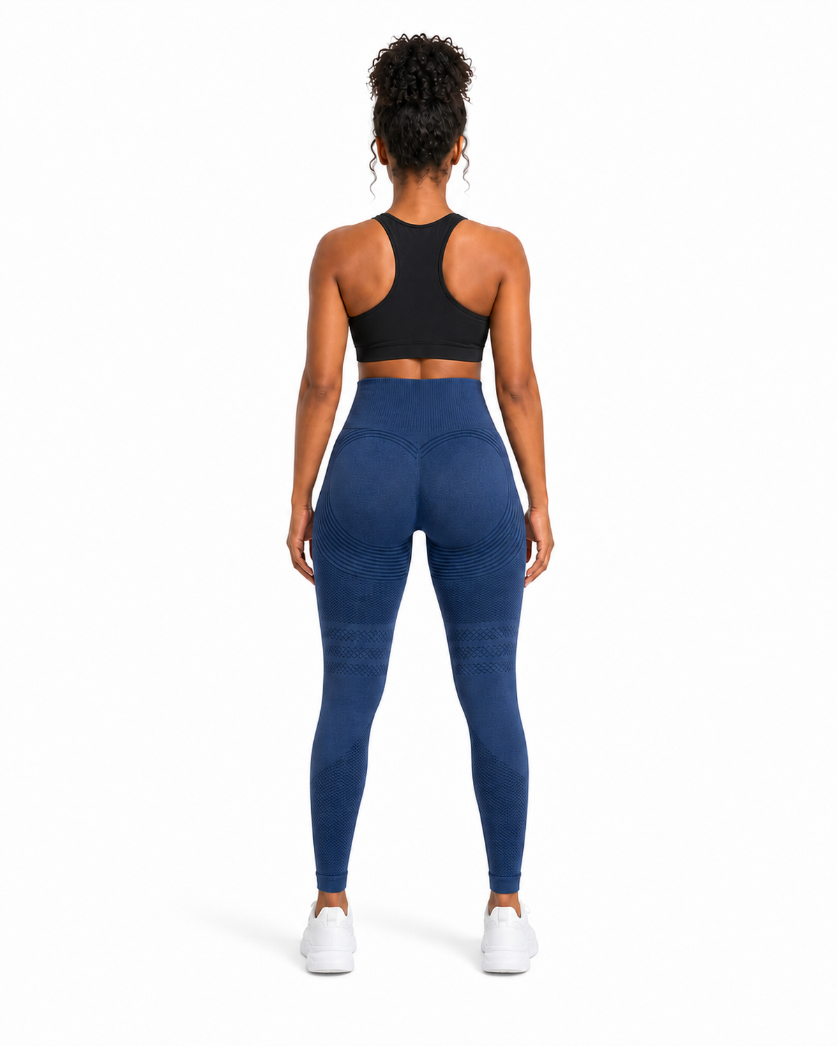 ALOVETA leggings — navy 03 white back