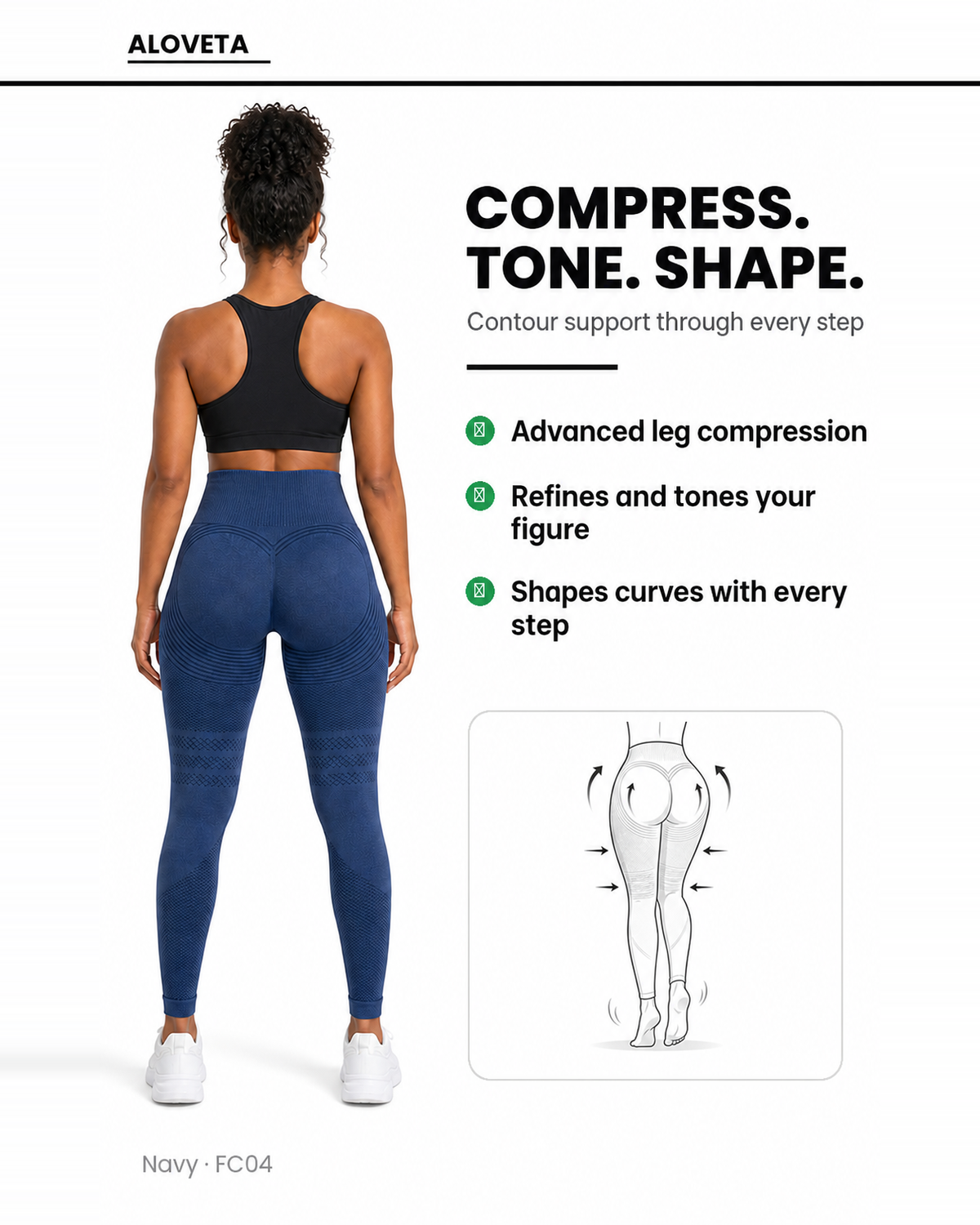 ALOVETA leggings — navy 09 feature 04