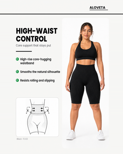 ALOVETA short leggings — black 08 feature 03