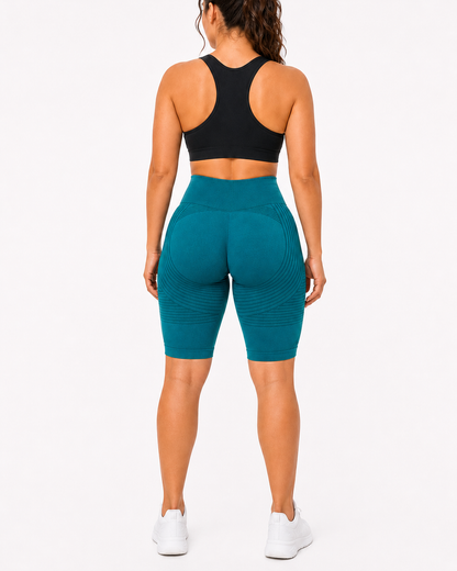 ALOVETA short leggings — green 03 white back