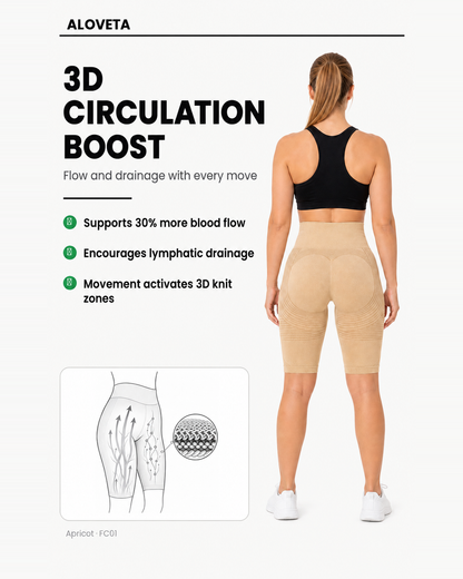 ALOVETA short leggings — apricot 06 feature 01