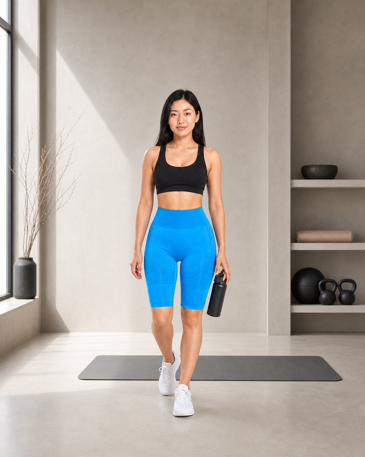 ALOVETA short leggings — blue 05 lifestyle