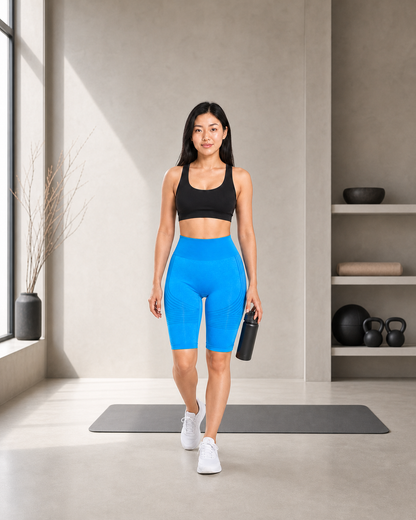 ALOVETA short leggings — blue 05 lifestyle
