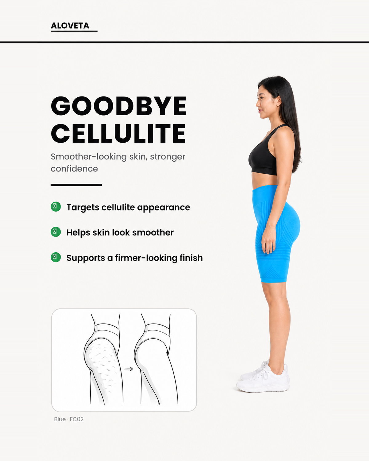 ALOVETA short leggings — blue 07 feature 02