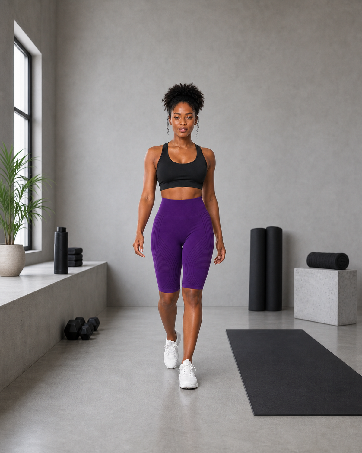 ALOVETA short leggings — purple 05 lifestyle