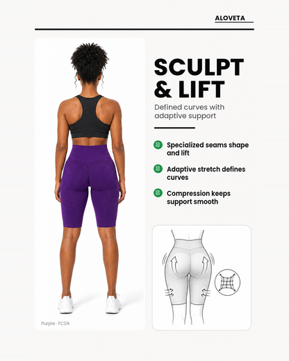 ALOVETA short leggings — purple 09 feature 04