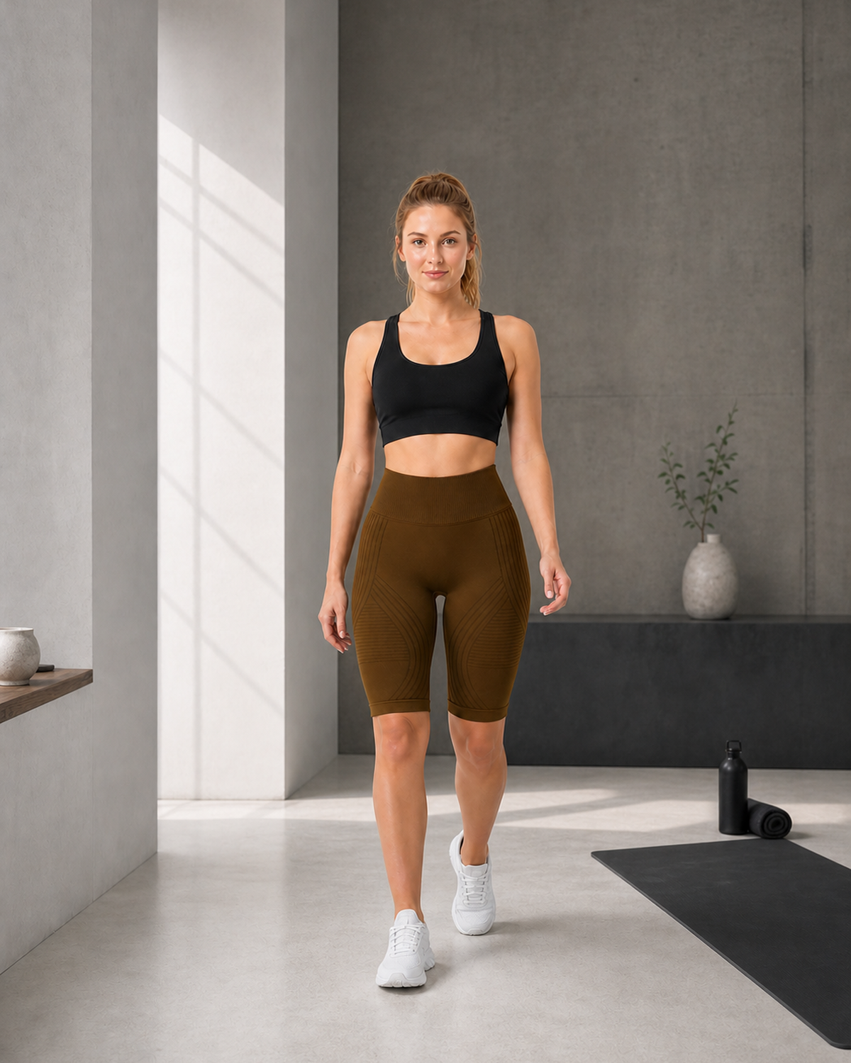 ALOVETA short leggings — coffee 05 lifestyle