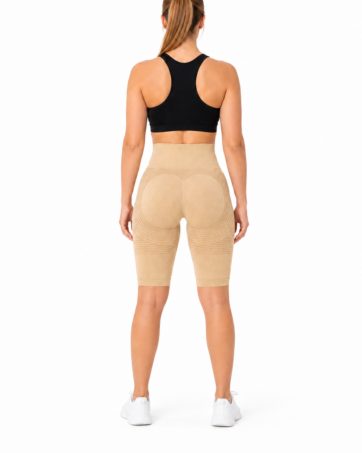 ALOVETA short leggings — apricot SKU