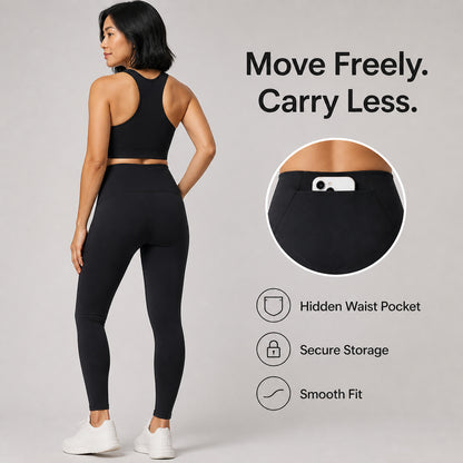 ALOVETA EverydayFlex Hidden-Pocket Leggings — product image 01