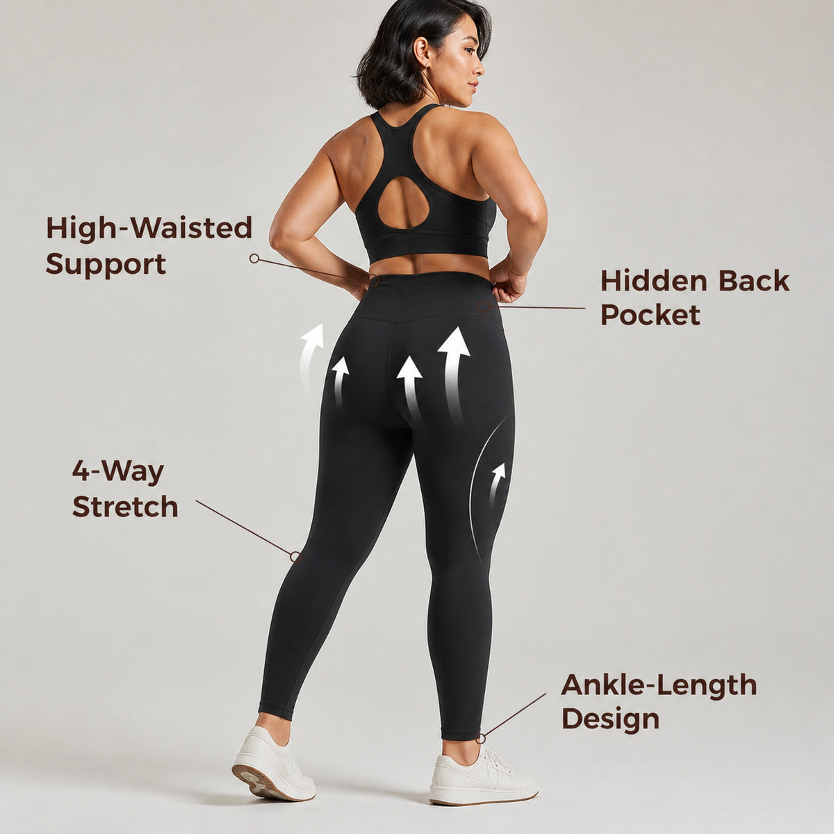 ALOVETA EverydayFlex Hidden-Pocket Leggings — product image 03