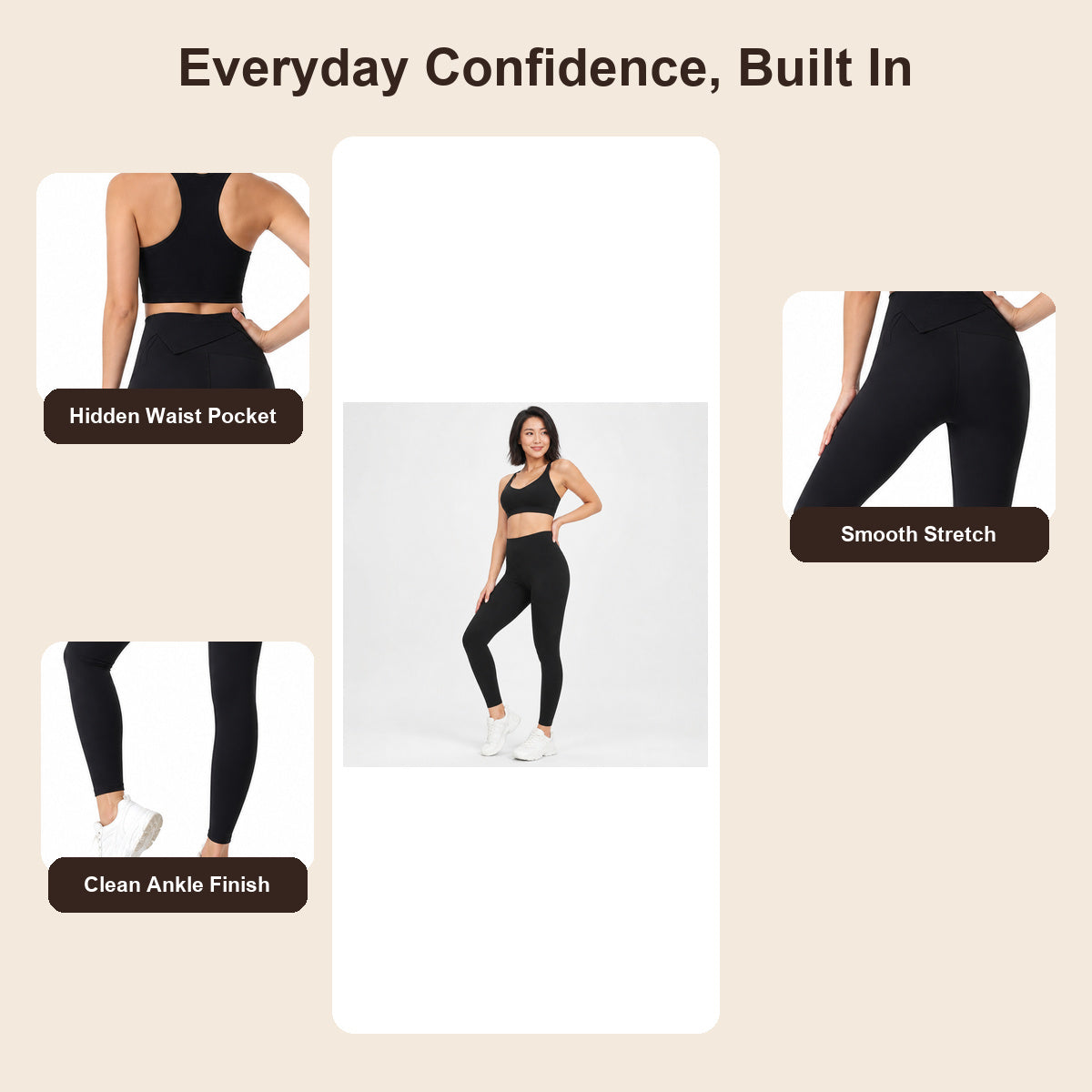 ALOVETA EverydayFlex Hidden-Pocket Leggings — product image 04