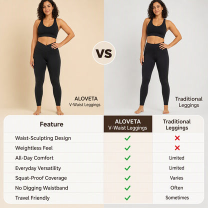 ALOVETA SoftContour V-Waist Sculpting Leggings — product image 04