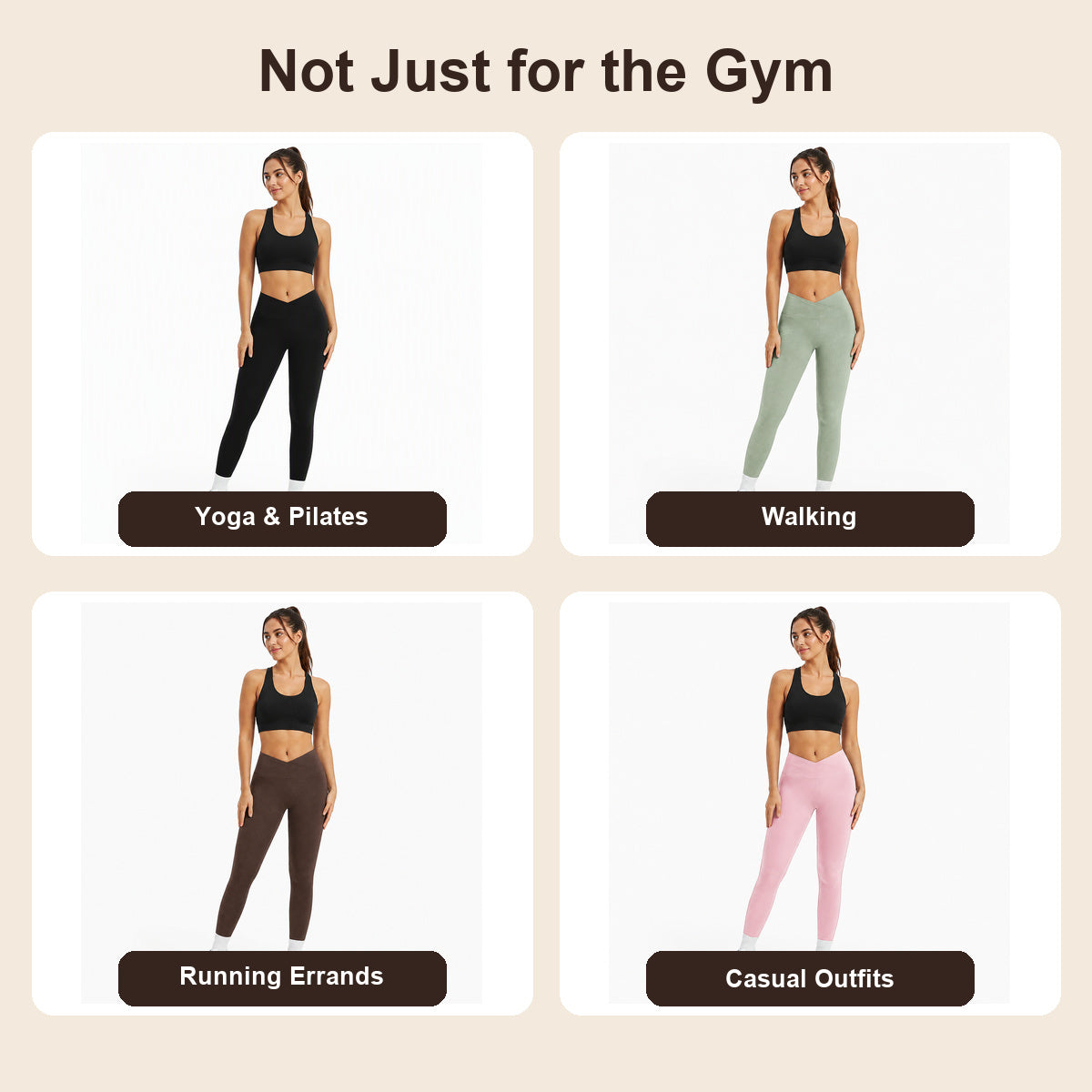 ALOVETA SoftContour V-Waist Sculpting Leggings — product image 05
