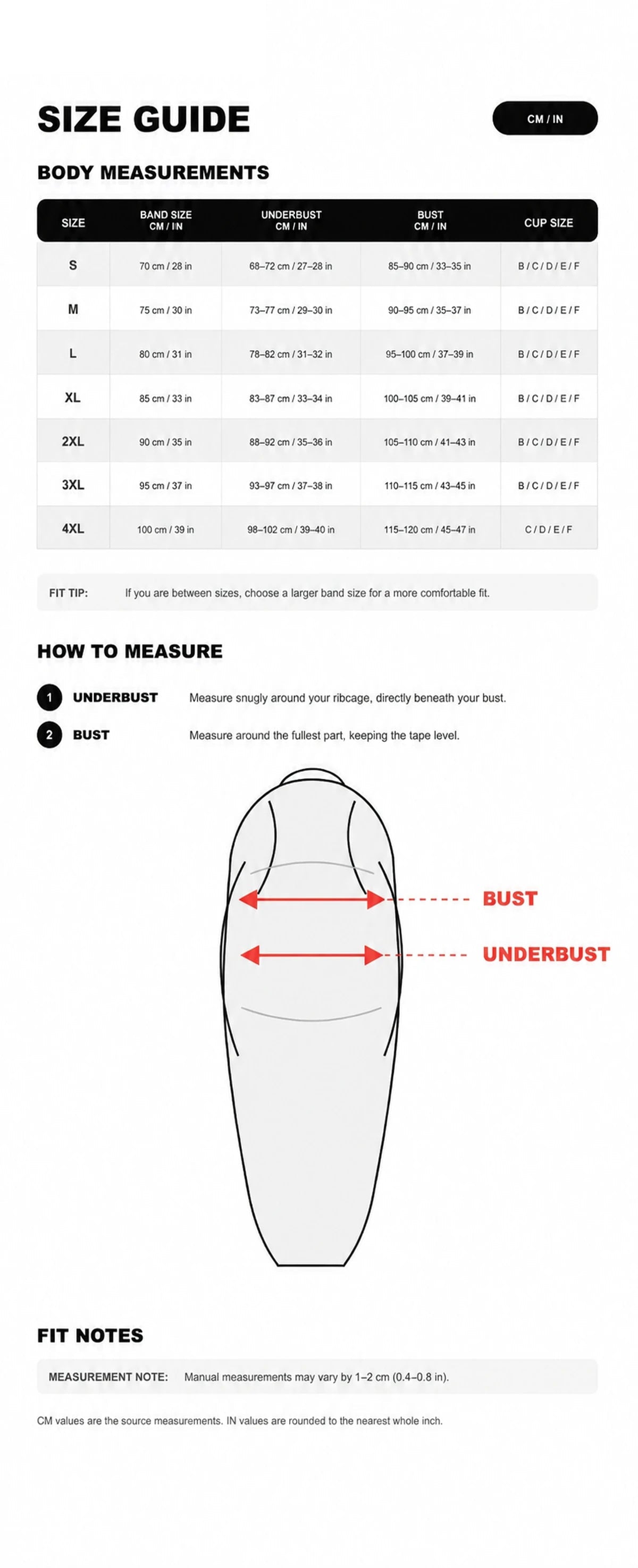 Size guide