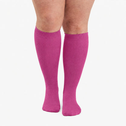 Aloveta Bamboo Wide-Cuff Knee-High Compression Socks — product image 10
