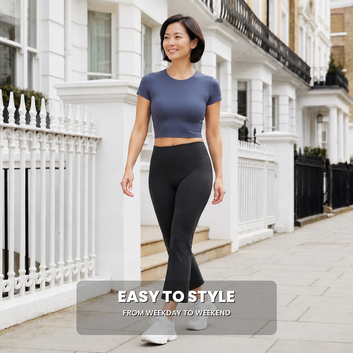 Aloveta ContourFlare High-Waist Capri Leggings — product image 06