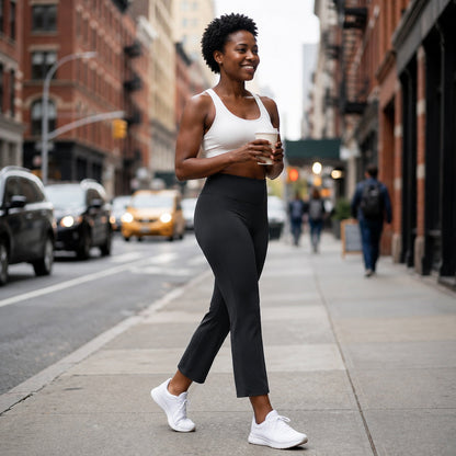 Aloveta ContourFlare High-Waist Capri Leggings — product image 07