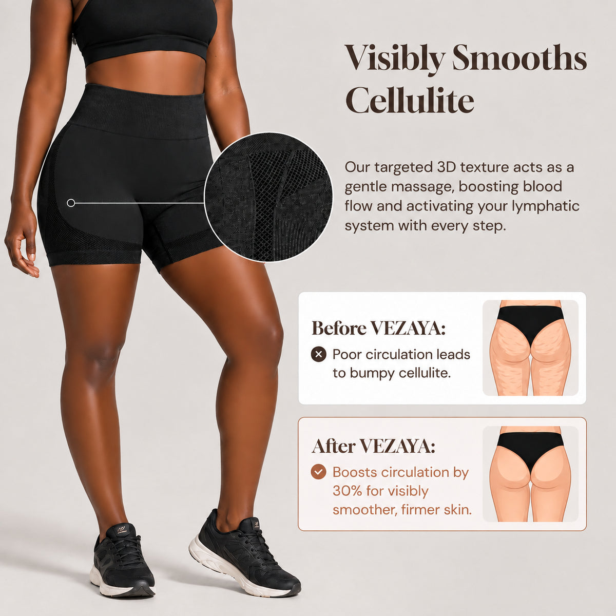 Aloveta ContourLift High-Waist Compression Shorts — product image 03