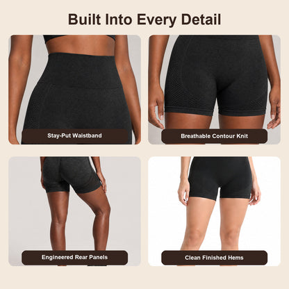 Aloveta ContourLift High-Waist Compression Shorts — product image 04