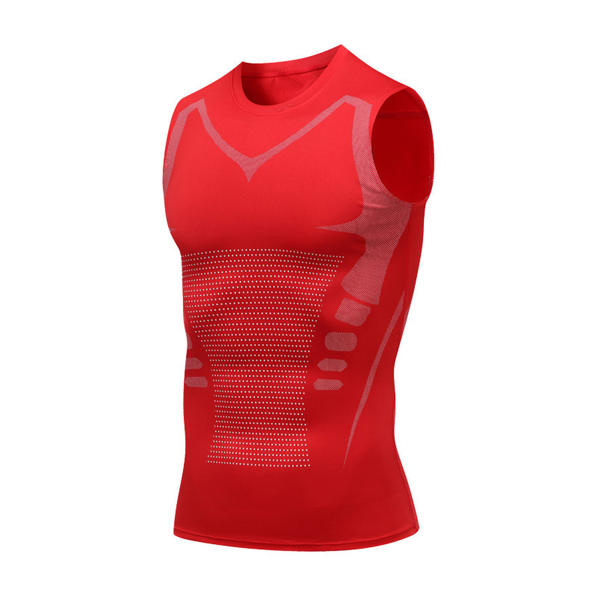 Aloveta Men's Sleeveless Compression Training Tank — 806 Red SKU