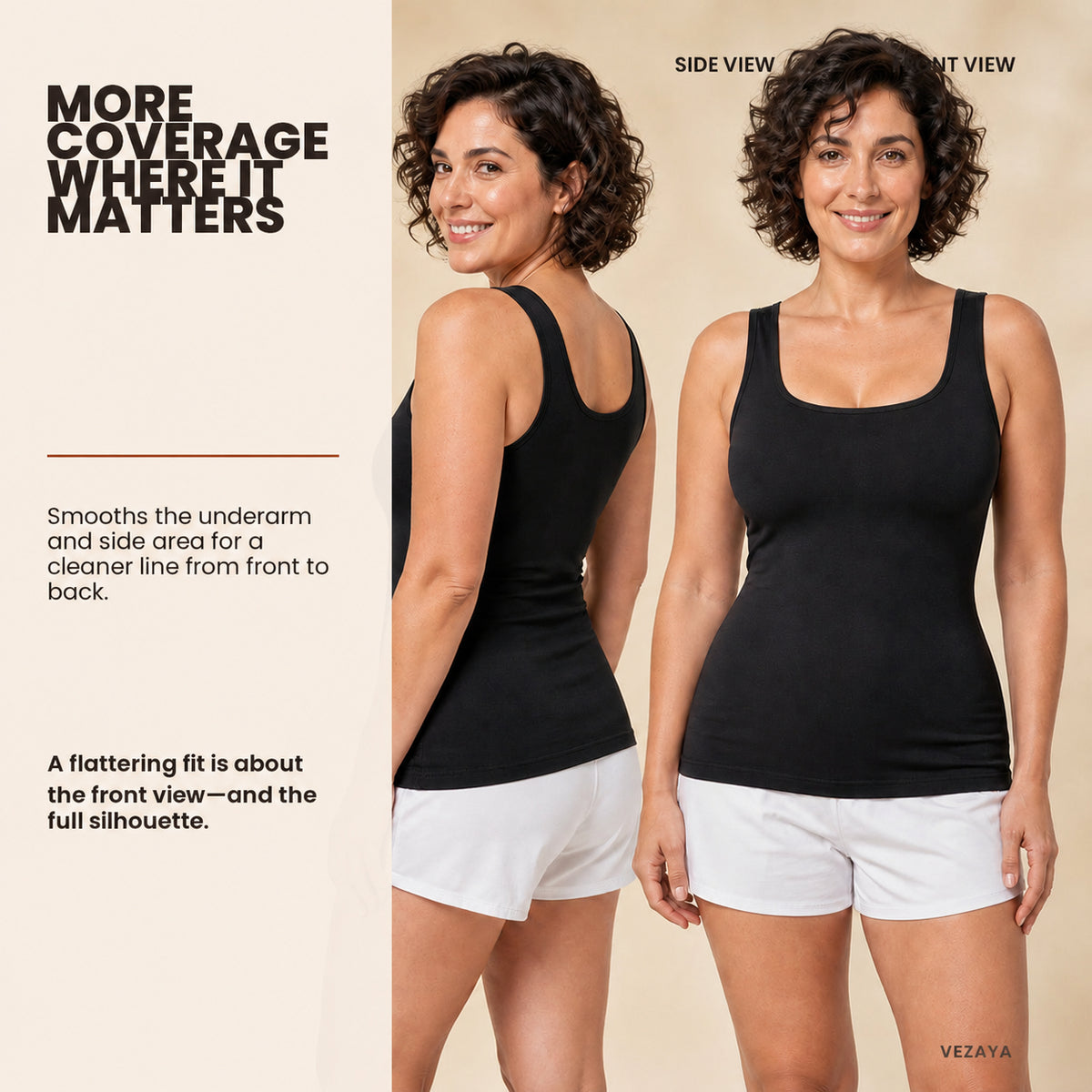 Aloveta SecondSkin Wide-Strap Shaping Tank — product image 02