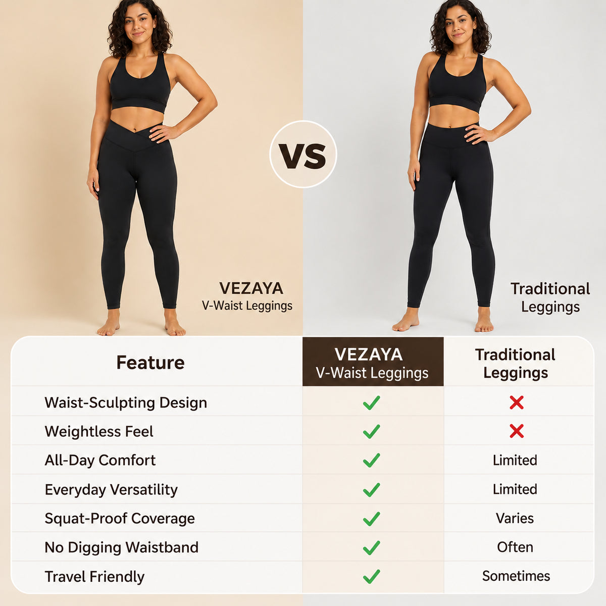 Aloveta SoftContour V-Waist Sculpting Leggings — product image 04