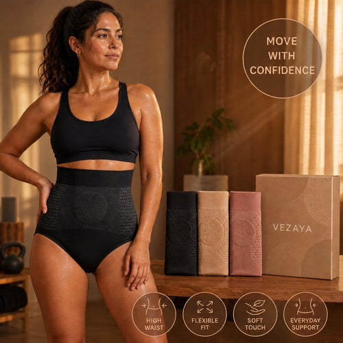 Aloveta ThermoContour high-waist shaping brief — warm studio feature image