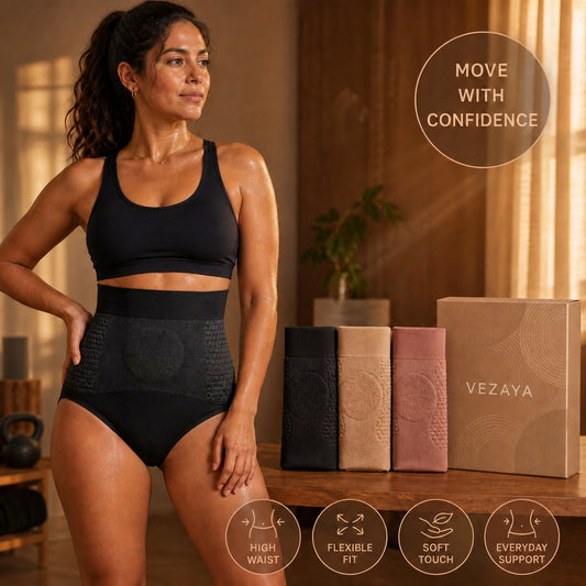 Aloveta ThermoContour high-waist shaping brief — warm studio feature image
